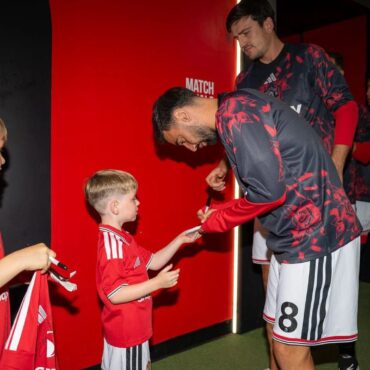 Sons of police officer killed in A66 crash appear as Man United mascots