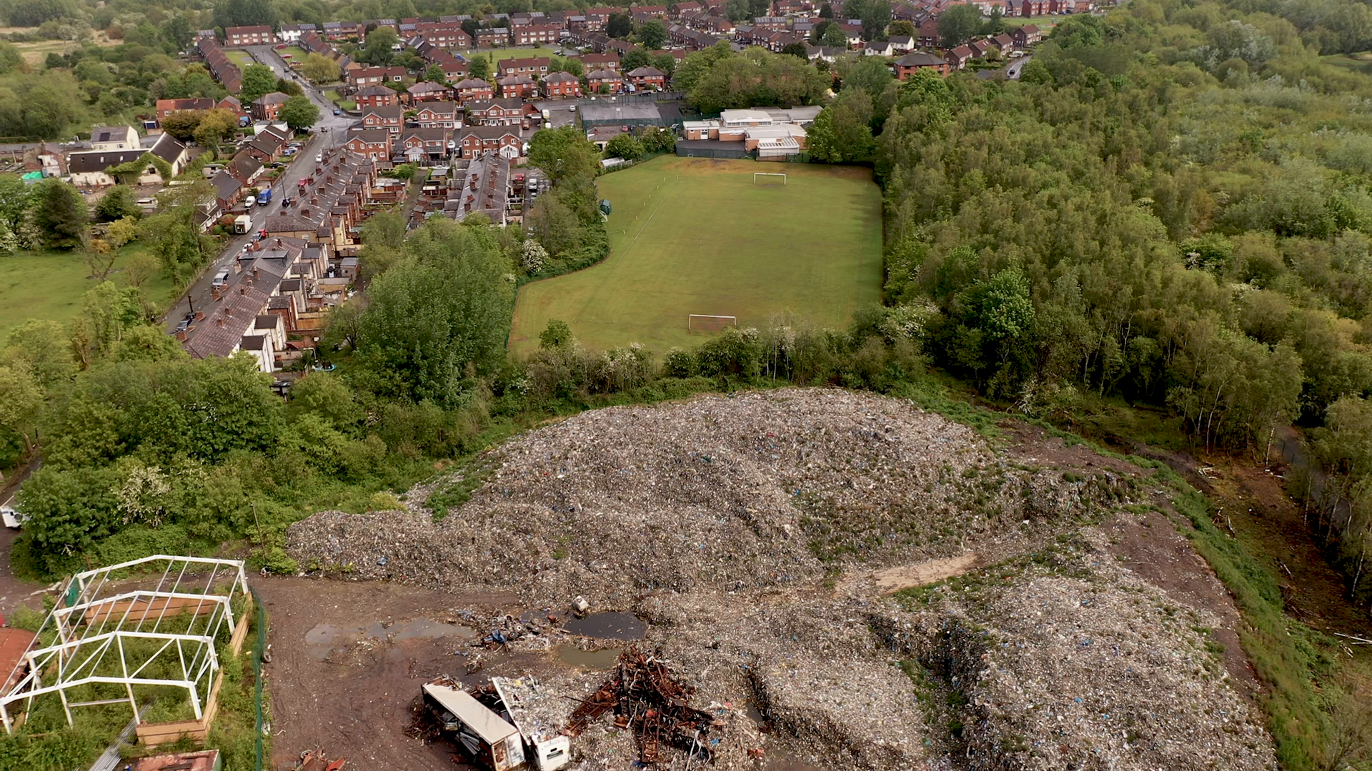 Four men arrested over illegal waste dumping at ‘infamous’ site