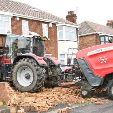 Man jailed for ramming tractor into house in revenge attack on rival
