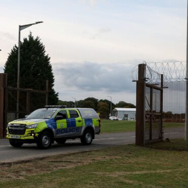 Two Latvian men bailed after arrest at RAF base