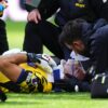 Chelsea star gives update from hospital bed after horror clash