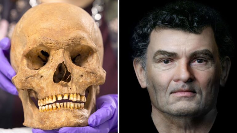 Revealed: Face of man who lived in Roman Scotland almost 2,000 years ago