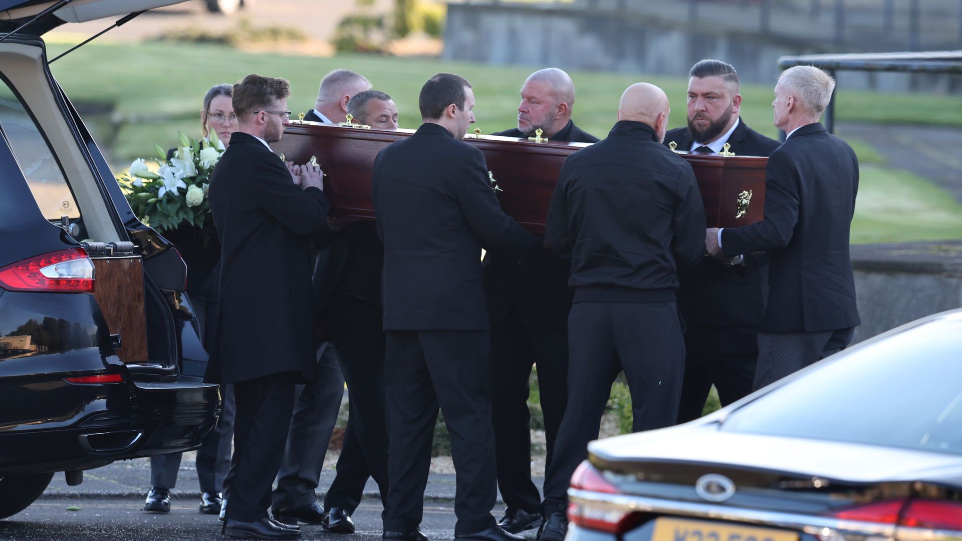 Actor and boxer among mourners of ex-gangster whose life was made into film
