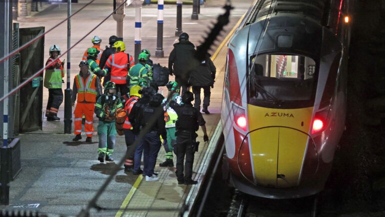 Knifeman on train had ‘greatest delight on his face’, court told