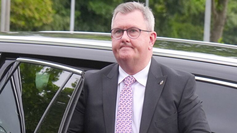 Former DUP leader Jeffrey Donaldson jailed for 15 years for child sex offences