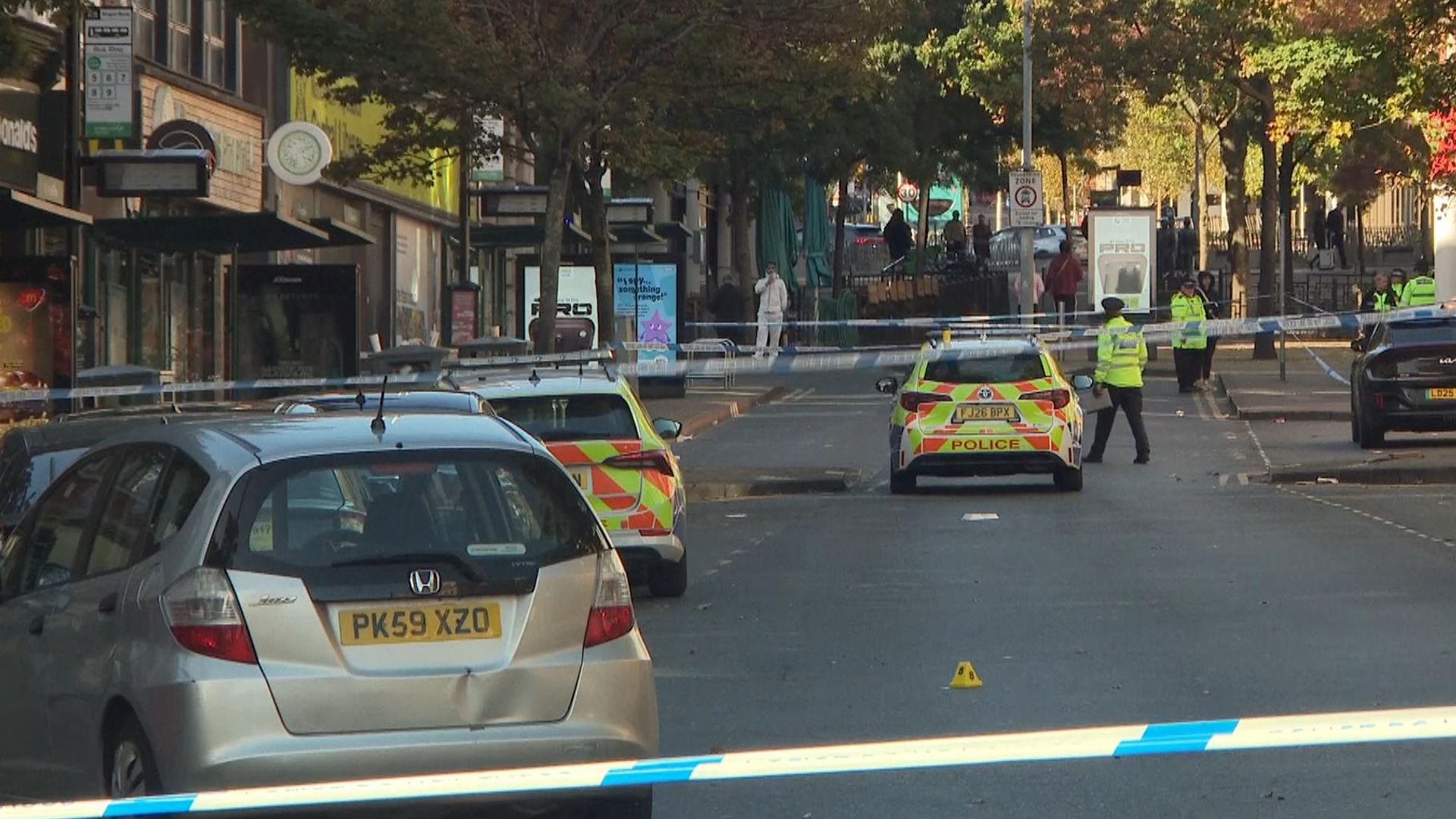Woman, 27, charged after police officer shot in Nottingham city centre