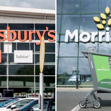 Sainsbury’s held talks about merger with supermarket rival Morrisons