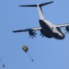 British and French paratroopers take part in major wargame in Germany 
